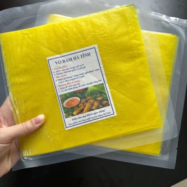 Vỏ ram Hà Tĩnh: Chả ram cuốn nem giòn rụm, vàng óng, 100% tự nhiên, chỉ 15.000₫ giảm từ 18.150₫ 6