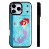 Vỏ sạc không dây Ariel Nàng tiên cá cho iPhone 12-17 Pro Max - Silicon mềm trong suốt, chống sốc, phù hợp mùa hè 14