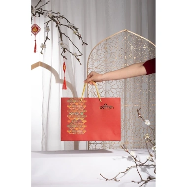 Vỏ set quà Tết Saffron Việt Nam ST002 - Túi đựng sang trọng, giá ưu đãi 75.000đ
