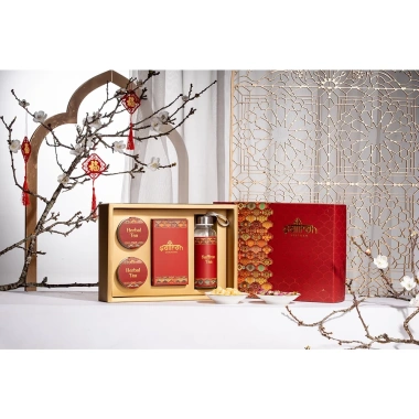 Vỏ set quà Tết Saffron Việt Nam ST002 - Túi đựng sang trọng, giá ưu đãi 75.000đ