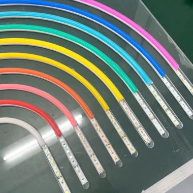 Vỏ silicon 8mm cho led neon rời - Vỏ silicon tản sáng 1 mét, giá 20.000đ 2