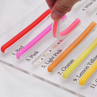 Vỏ silicon 8mm cho led neon rời - Vỏ silicon tản sáng 1 mét, giá 20.000đ 3