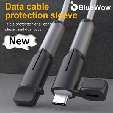 Vỏ silicone bảo vệ đầu cáp sạc BlueWow IP-18 Type‑C USB - Giá 42.900₫, giảm mạnh