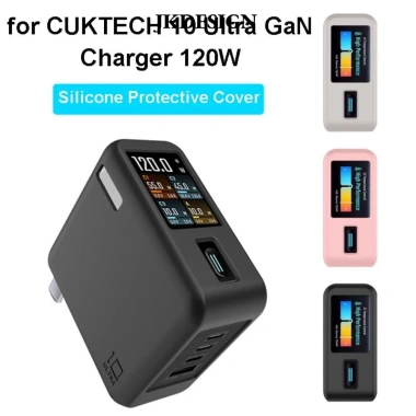 Vỏ silicone JKDESIGN chống bụi, chống sốc cho sạc CUKTECH 10 Ultra GaN 120W - Siêu bền, giảm giá