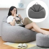 Vỏ Sofa Lười ALARION Túi Đậu Tháo Rời Thoáng Khí Giặt Được Bảo Vệ Ghế Sofa Phòng Khách 8
