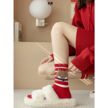 Vớ Tất Giáng Sinh Noel Nam Châm Cao Cổ Hài Hước Dễ Thương, Trẻ Trung Năng Động - YUURISHOP 7 Vớ Tất Giáng Sinh Noel Nam Châm Cao Cổ Hài Hước Dễ Thương, Trẻ Trung Năng Động - YUURISHOP 7
