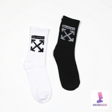 Vớ Tất Ngắn OFF WHITE Thời Trang Đường Phố - Giá chỉ 15.000 VND, giảm từ 18.900 VND