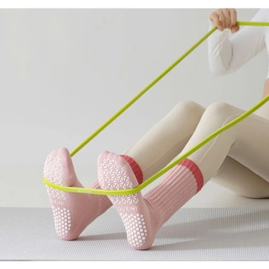 Vớ Tất Yoga Chống Trượt GUXINI Cao Cổ Phong Cách Trẻ Trung Giá 39.000đ