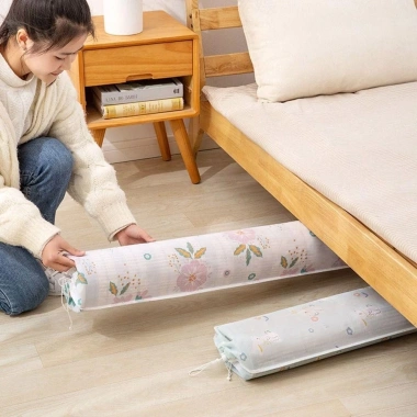 Vỏ Thảm Tre NLINNI - Túi Bảo Quản PEVA Chống Thấm Nước, Chống Bụi, Chống Ẩm, Dễ Gấp Đặt Thẳng Cho Gia Đình