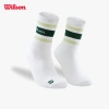 Vớ Thể Thao Wilson U Crew Stripe Script - Tất Thể Thao 5 Đôi Giá 359.000