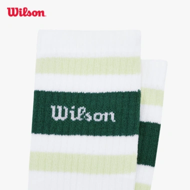 Vớ Thể Thao Wilson U Crew Stripe Script - Tất Thể Thao 5 Đôi Giá 359.000