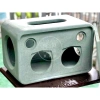 Vỏ thô loa 2.0 bo tròn cạnh - Phù hợp loa midbass 4inch, giảm giá 250k