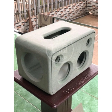 Vỏ thô loa 2.0 bo tròn cạnh - Phù hợp loa midbass 4inch, giảm giá 250k 3