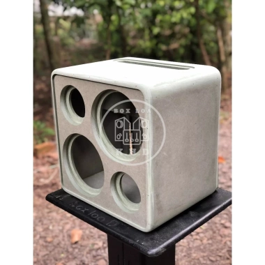 Vỏ thùng thô bass đôi 16 dáng vuông cạnh bo tròn - Mạch K10-K18 giảm giá 370k