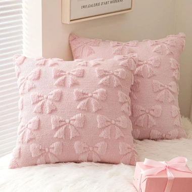 Vỏ tựa lưng TIEZI 45cm + Vỏ gối thỏ ấm vuông - Nội thất sang trọng, giảm 20%