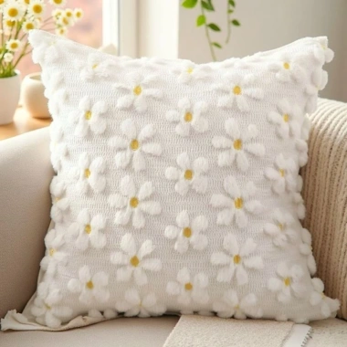 Vỏ tựa lưng TIEZI 45cm + Vỏ gối thỏ ấm vuông - Nội thất sang trọng, giảm 20%