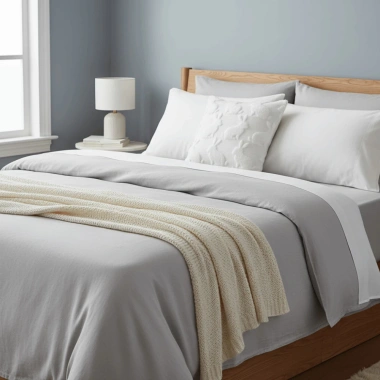 Vỏ tựa lưng TIEZI 45cm + Vỏ gối thỏ ấm vuông - Nội thất sang trọng, giảm 20%