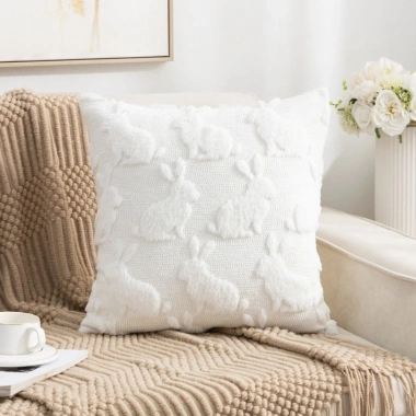 Vỏ tựa lưng TIEZI 45cm + Vỏ gối thỏ ấm vuông - Nội thất sang trọng, giảm 20% 10 Vỏ tựa lưng TIEZI 45cm + Vỏ gối thỏ ấm vuông - Nội thất sang trọng, giảm 20% 10