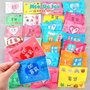 Vỏ Túi Mù May Mắn Nhiều Size, Nhiều Mẫu Hàn Nhiệt - Túi Kẹo Đựng Charm DIY Giá 13.7k