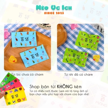 Vỏ Túi Mù May Mắn Nhiều Size, Nhiều Mẫu Hàn Nhiệt - Túi Kẹo Đựng Charm DIY Giá 13.7k