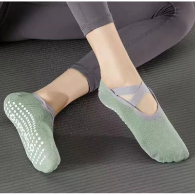 Vớ yoga, Pilates, khiêu vũ hạt silicon không trượt Phúc Hưng, giảm còn 23.400₫ 2