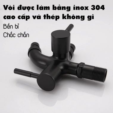 Vòi 2 vòi MONQIQI – vòi sen, vòi đôi có ống, dùng cho sân vườn & bếp, 85.000đ 7 Vòi 2 vòi MONQIQI – vòi sen, vòi đôi có ống, dùng cho sân vườn & bếp, 85.000đ 7
