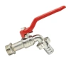 Vòi ánh sáng hợp kim kẽm 1/2 - 3/4 inch, thân tấn, chịu lực thùng, vườn, vòi nước đa năng 3