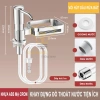 Vòi bơm hút nước rửa chén gắn bồn inox 1.2m, ống silicon MKS064 - Giá 93.960₫