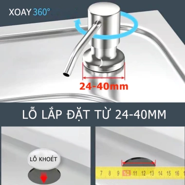 Vòi bơm hút nước rửa chén gắn bồn inox 1.2m, ống silicon MKS064 - Giá 93.960₫