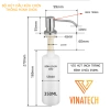 Vòi bơm hút nước rửa chén gắn bồn inox 1.2m, ống silicon MKS064 - Giá 93.960₫ 10