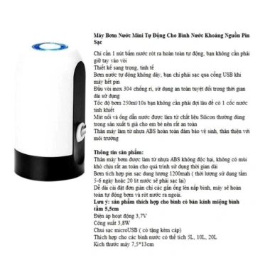 Vòi Bơm Nước Mini Thông Minh Tự Động - Sạc USB, Giá 75.000₫, Tiết kiệm nước 5 Vòi Bơm Nước Mini Thông Minh Tự Động - Sạc USB, Giá 75.000₫, Tiết kiệm nước 5