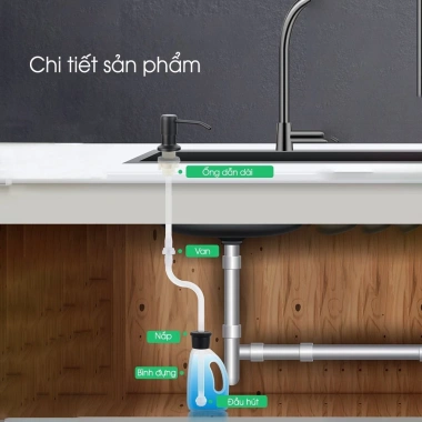 Vòi bơm nước rửa chén nâng cấp cao cấp - bộ vòi hút, lấy nước gắn chậu, giảm giá 20% chỉ 95.000₫
