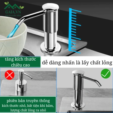 Vòi bơm nước rửa chén nâng cấp mới - bộ hút, lấy nước gắn chậu, tiết kiệm, chỉ 59.500₫