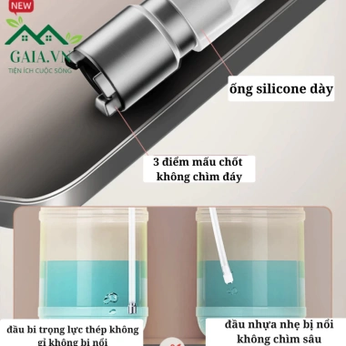 Vòi bơm nước rửa chén nâng cấp mới - bộ hút, lấy nước gắn chậu, tiết kiệm, chỉ 59.500₫