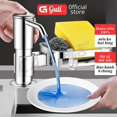 Vòi bơm nước rửa chén xịt mạnh gắn bồn rửa bát - Giảm giá 79.000 VND