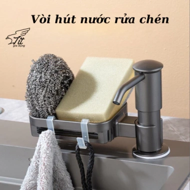 Vòi bơm nước rửa chén xịt mạnh gắn bồn rửa bát - Giảm giá 79.000 VND 2 Vòi bơm nước rửa chén xịt mạnh gắn bồn rửa bát - Giảm giá 79.000 VND 2
