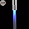 Vòi cảm biến LED 3 màu tự động, thay đổi ánh sáng và nhiệt độ, tiết kiệm nước, sục khí, phun cho bếp và phòng tắm 7
