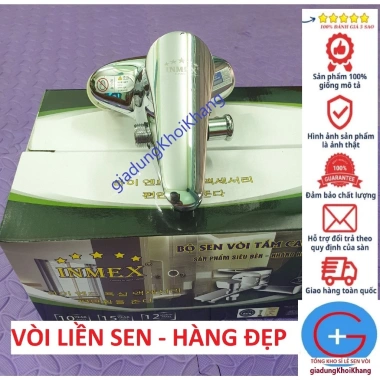 Vòi chậu liền sen INMEX cao cấp, rửa mặt liền, giá ưu đãi 850.000 giảm so với 1.088.000 2 Vòi chậu liền sen INMEX cao cấp, rửa mặt liền, giá ưu đãi 850.000 giảm so với 1.088.000 2