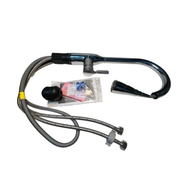 Vòi chậu rửa chén Jomoo cao cấp cổ xoay 360 độ dây rút tiện lợi Giá 2,3 triệu 4