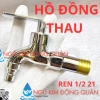 Vòi hồ inox SUS 304 - Vòi máy giặt, gắn tường, xả xô, siêu bền 32.100đ 4