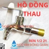 Vòi hồ inox SUS 304 - Vòi máy giặt, gắn tường, xả xô, siêu bền 32.100đ 15