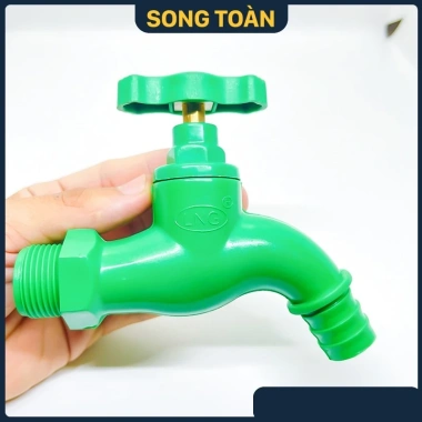 Vòi Hồ Nóng Lạnh PPR 21/27 mm - Nhựa chịu nhiệt, tiết kiệm nước, giá chỉ 40.000₫ 2