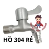 Vòi hồ vòi máy giặt INOX SUS 304 cao cấp tay gạt đúc liền bột inox 64.000đ 6