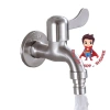 Vòi hồ vòi máy giặt INOX SUS 304 cao cấp tay gạt đúc liền bột inox 64.000đ 7