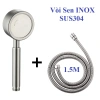 Vòi Hoa Sen INOX 304 cho Nhà Tắm - Tăng Áp Suất, Dây 1,5m, Giá Ưu Đãi 69.000₫ OENON 7