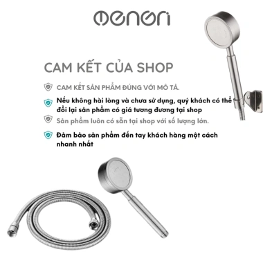 Vòi Hoa Sen INOX 304 cho Nhà Tắm - Tăng Áp Suất, Dây 1,5m, Giá Ưu Đãi 69.000₫ OENON