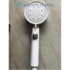 Vòi hoa sen tăng áp cao cấp, bát sen tắm không gỉ 5 chế độ, Đen Trắng Mạ, chỉ 46.000 VND 3