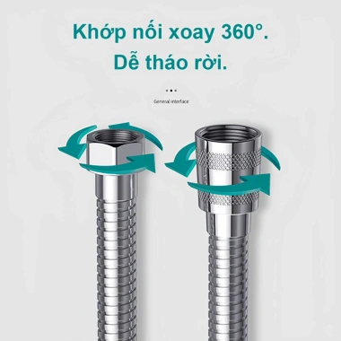 Vòi Hoa Sen Tăng Áp Cao Cấp – Tiết Kiệm Nước, 5 Chế Độ Phun, Dễ Lắp Đặt 5