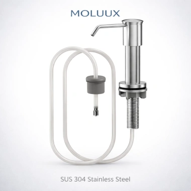 Vòi Hút Nước Rửa Chén INOX 304 MoLuux - Phiên bản mới, cao hơn, lò xò dày, nhấn êm đều, giá 179.999 VND