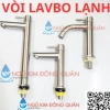 Vòi lavabo 1 đường nước lạnh dạng điếu 20cm inox 304 - ống rỗng nhẹ, nước mạnh, giá 26.750 VND 5